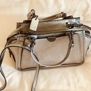 BRAND NEW Coach Dreamer 21 Silver Handbag